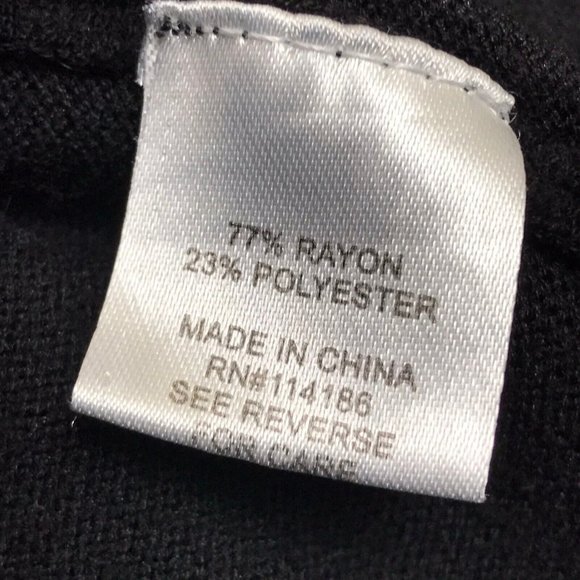 Eleven Eleven Women's Cardigan Sweater Black Size Large - Picture 5 of 10